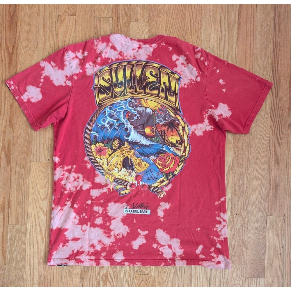 Sullen Art Collective Sublime Mens Shirt L Tie Dye Streetwear Music Long Beach